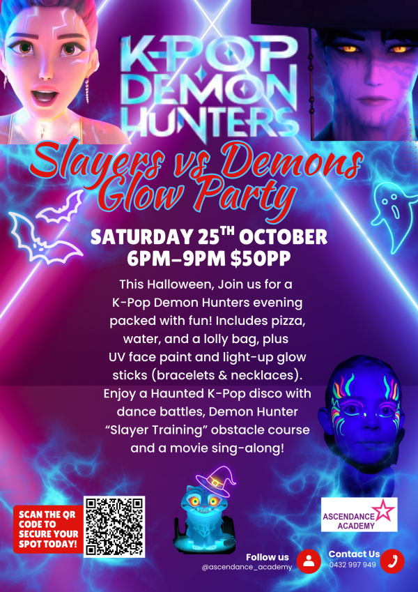 K-Pop Demon Hunters "Slayers Vs Demons Halloween Glow Party" - Image 2
